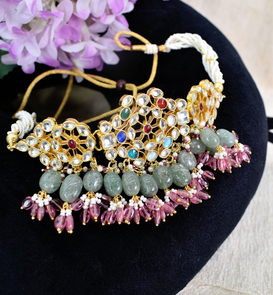 Priyasi necklace set ( MULTI )