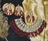 Nihira necklace set (ruby)