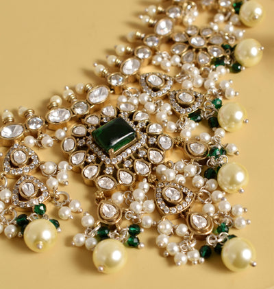 Aviel necklace set (green)