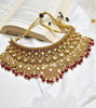 Ishani necklace set (ruby)